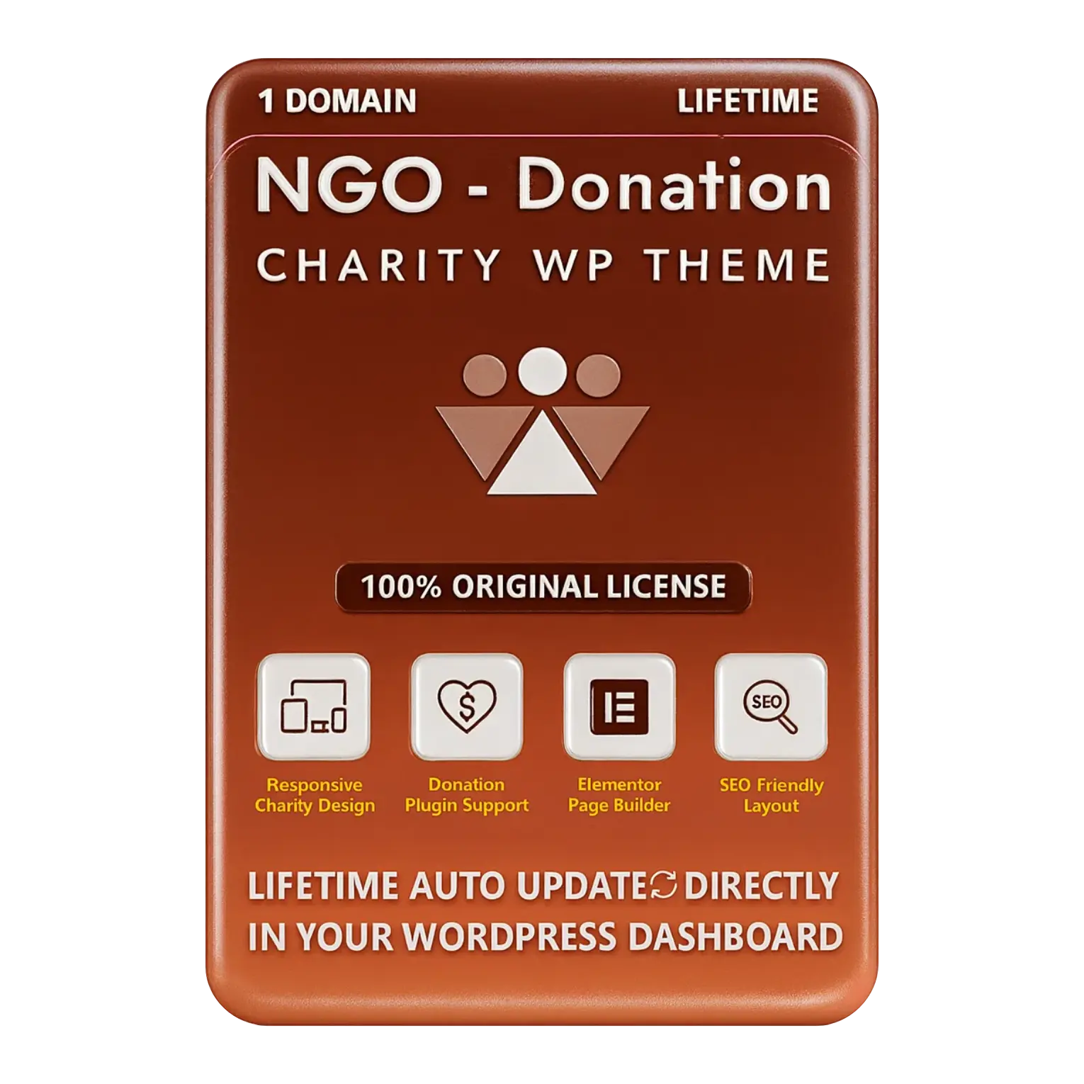 NGO-Donation Charity NGO-Donation Charity WP Theme Original License Lifetime Auto Update - Image 1