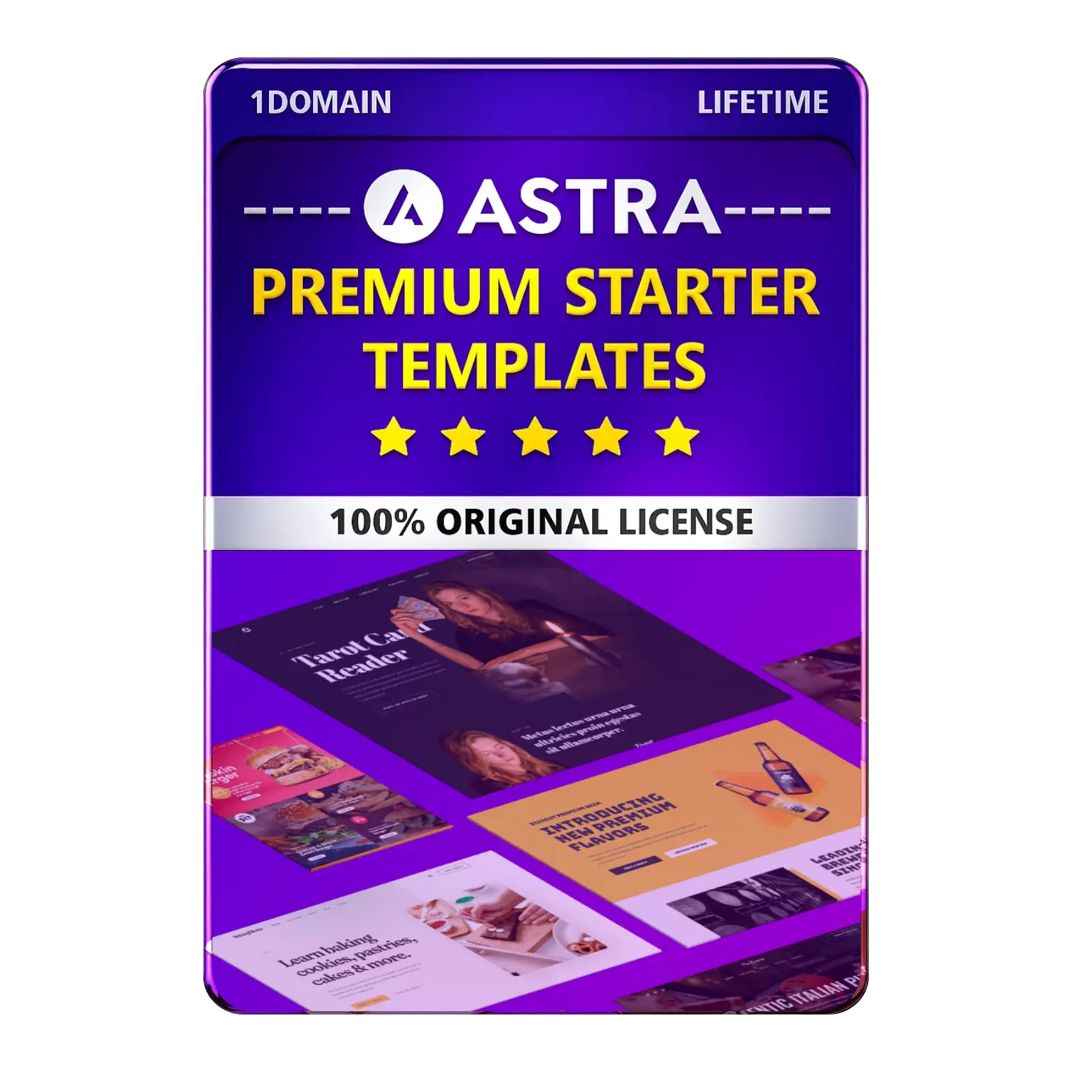Premium Starter templates Astra Pro 1 Astra Premium Starter Templates Original License Lifetime Auto Update. - Image 1