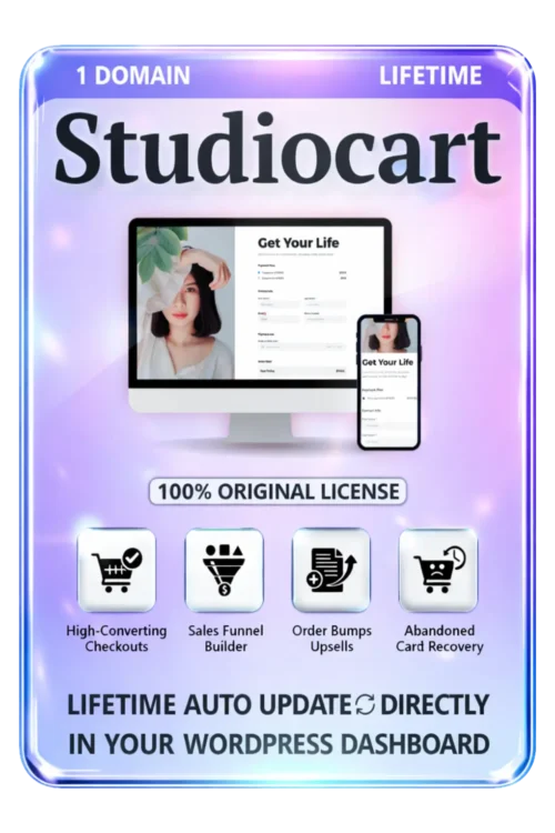 StudiaoCart Pro Original License Lifetime Auto Update